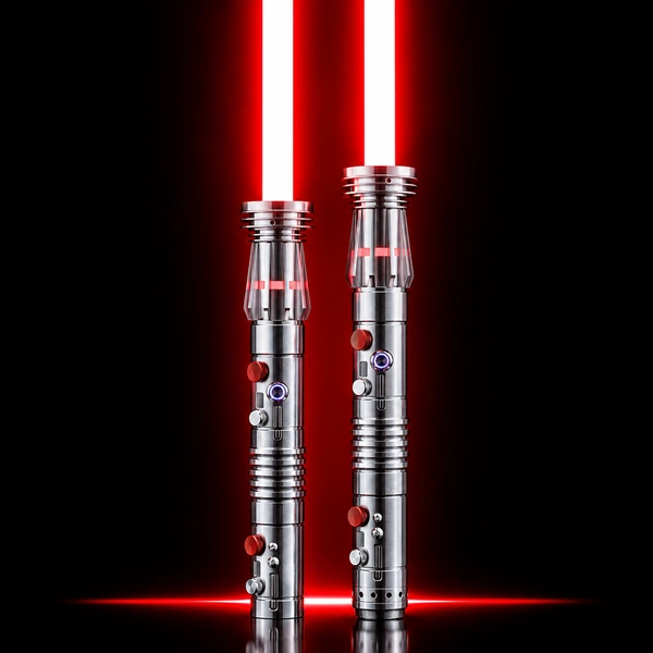 Red Sith-style double lightsaber