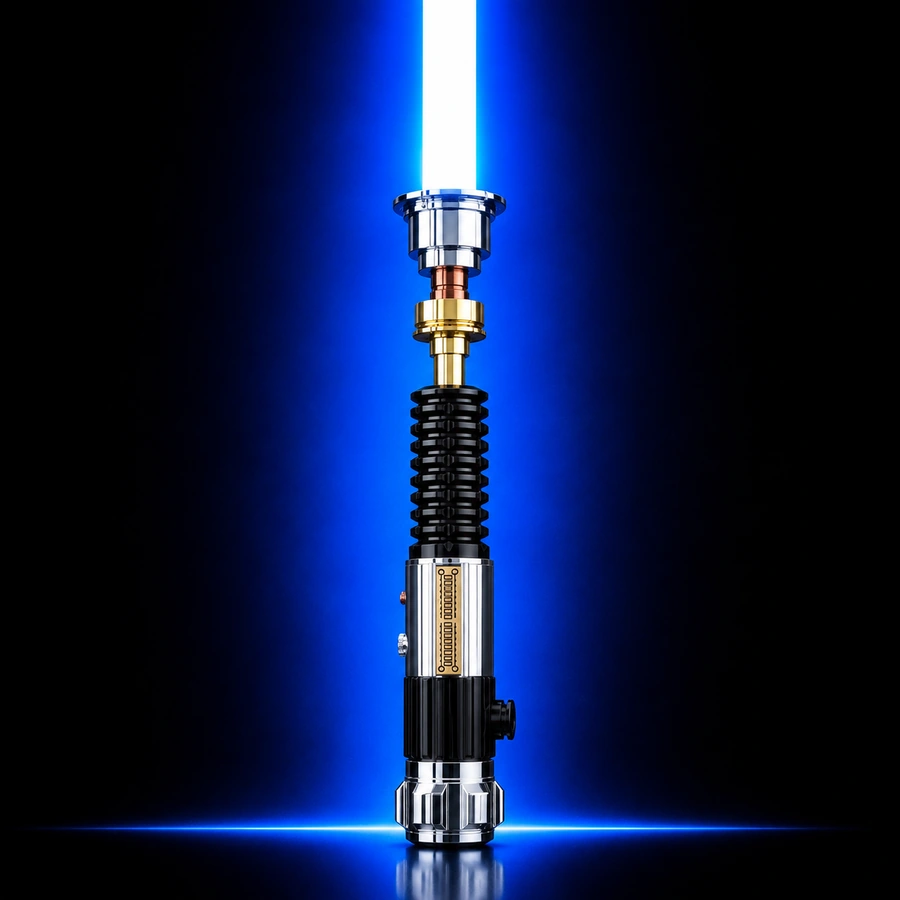 Official NSABERS Obi-Wan Episode III blue lightsaber product view