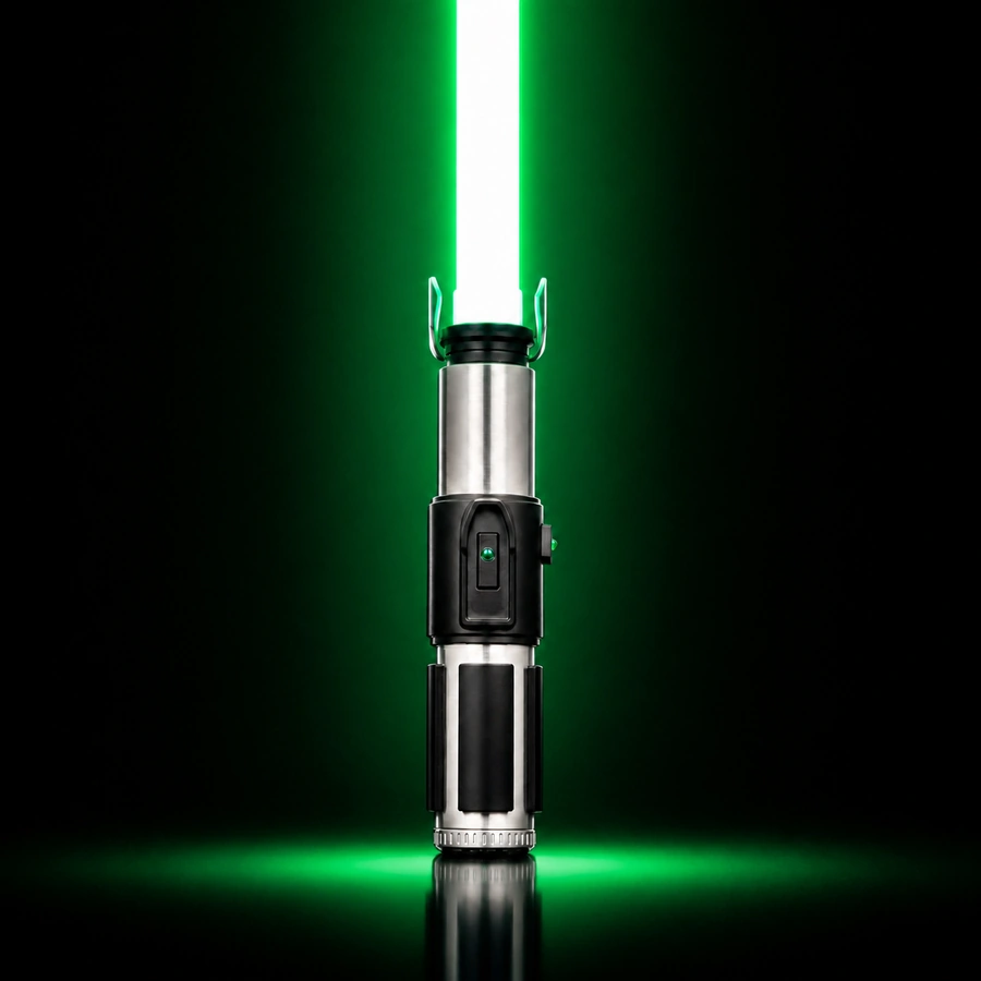 Official NSABERS Yoda green lightsaber product view