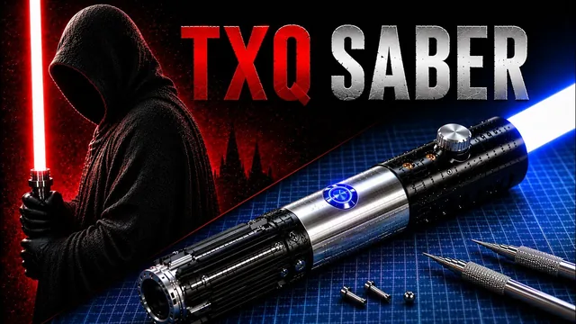 TXQSABER SNV4 Pixel lightsaber from the GOAT Reviews video